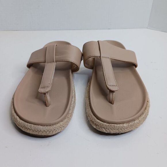 Joie Nacho Women's size 7.5M Thong Cream Faux Leather Sandal - Picture 2 of 11